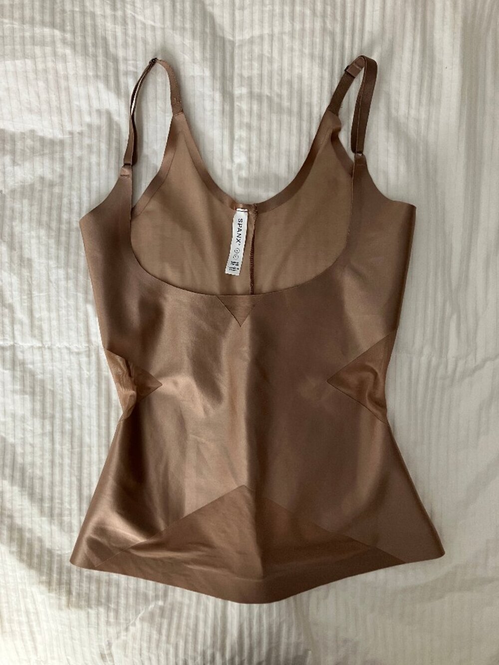 SPANX SPANXshape Satin-X Open-Bust Cami shapewear compression camisole top